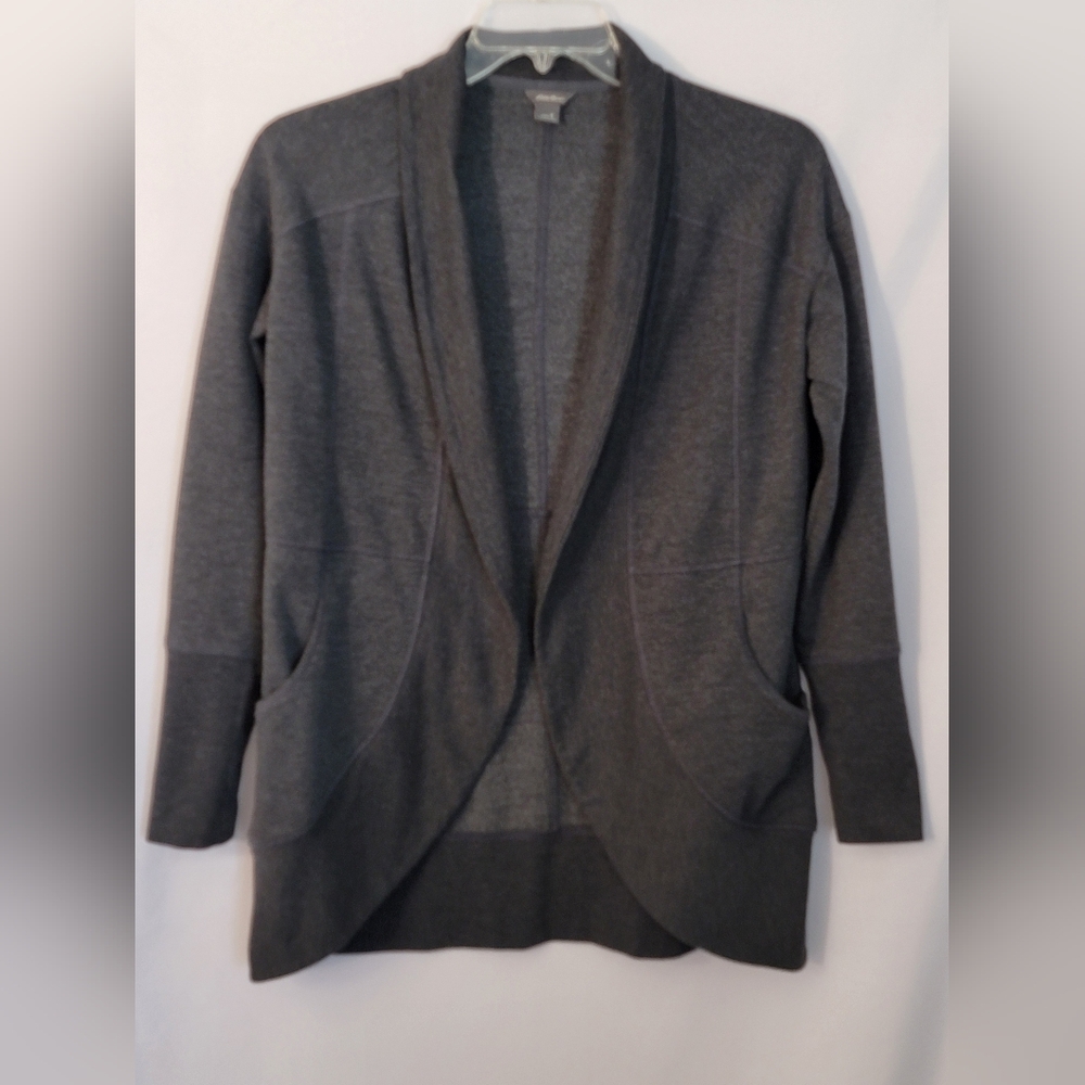 Eddie Bauer Camp Fleece Wrap/Cardigan Size S